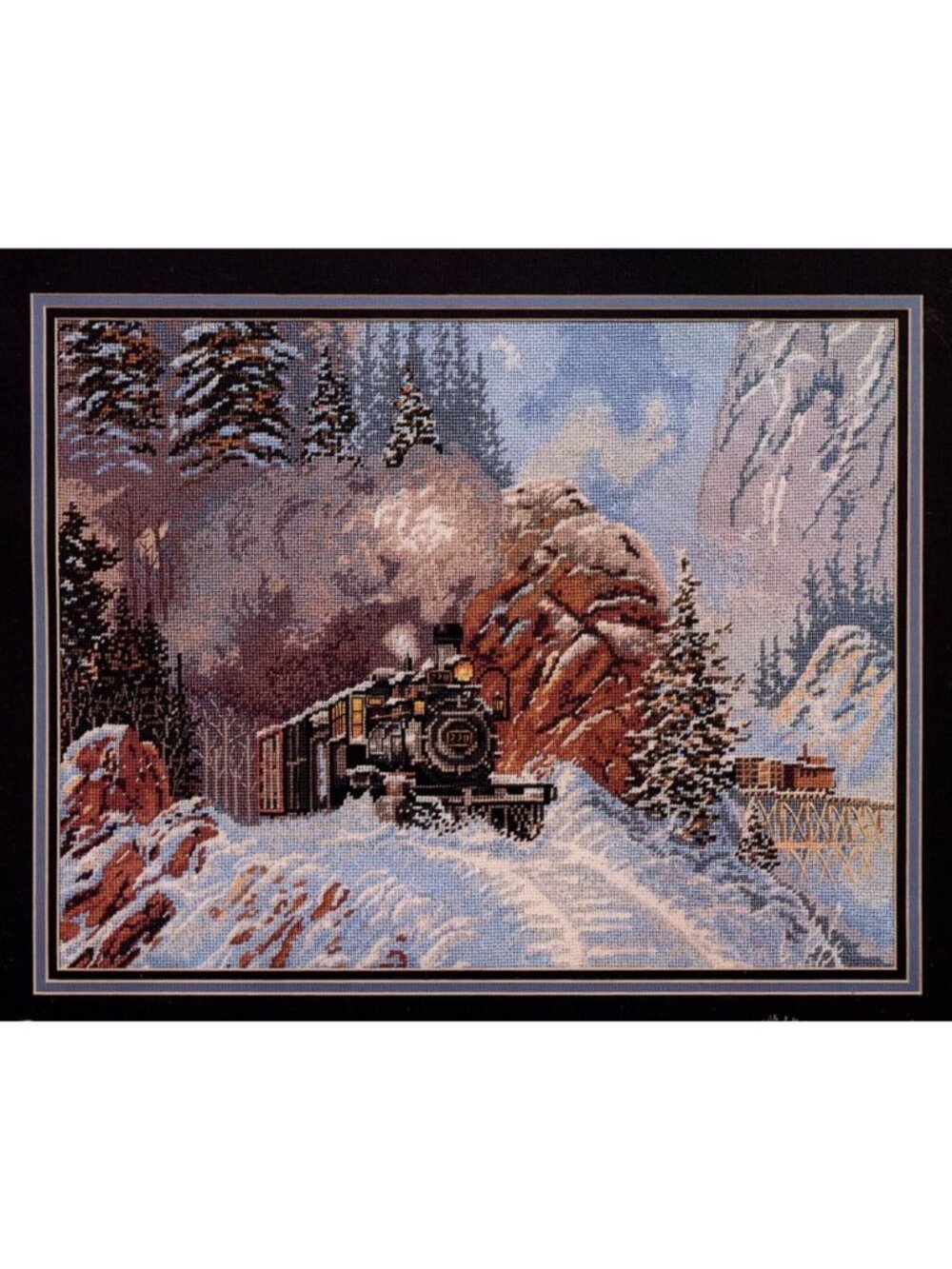 Heritage Collection Gunnison Run Needlepoint Kit By Elsa Williams 17.5" X 13.5" - Picture 2 of 3